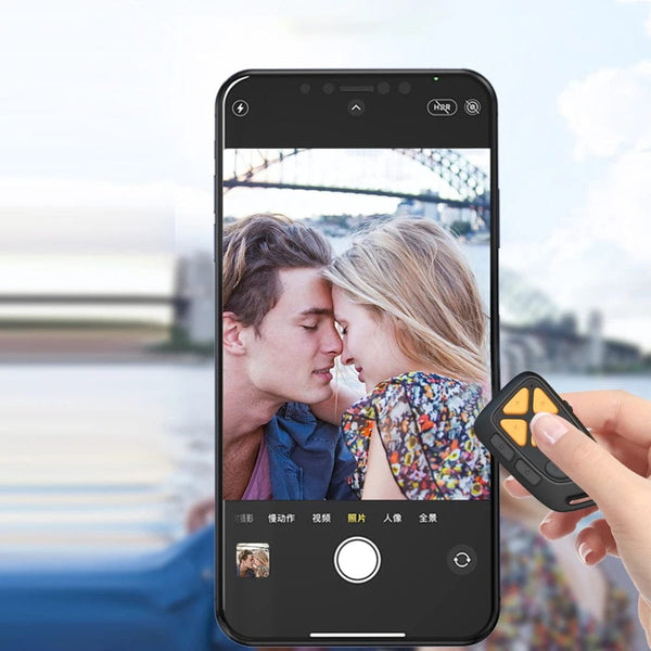 Planet Gates black Wireless Remote Control Bluetooth-Compatible Page Turner Camera Photo and Video Clicker for Most Of Smartphone