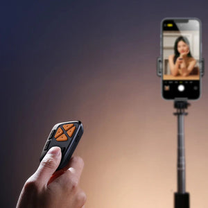 Planet Gates black Wireless Remote Control Bluetooth-Compatible Page Turner Camera Photo and Video Clicker for Most Of Smartphone