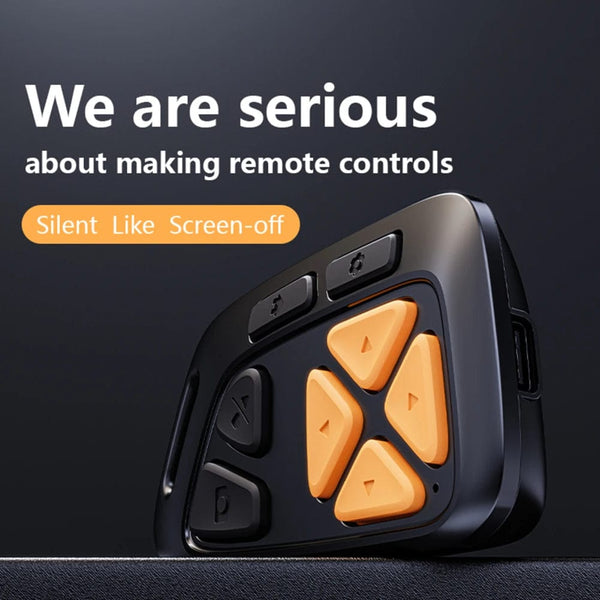 Planet Gates black Wireless Remote Control Bluetooth-Compatible Page Turner Camera Photo and Video Clicker for Most Of Smartphone