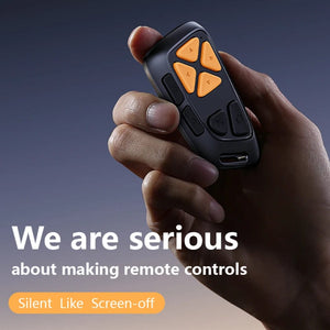 Planet Gates black Wireless Remote Control Bluetooth-Compatible Page Turner Camera Photo and Video Clicker for Most Of Smartphone