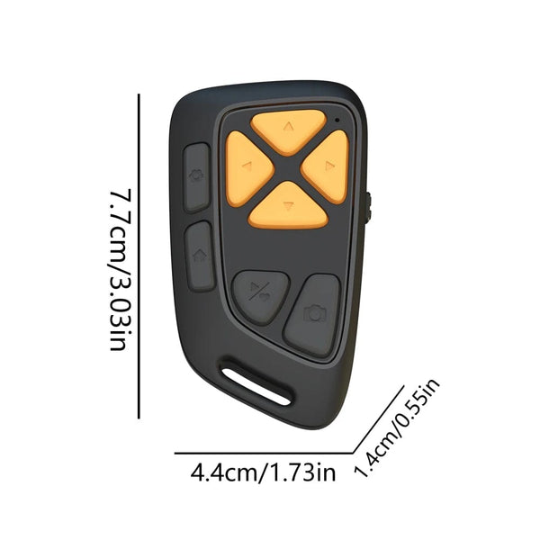 Planet Gates black Wireless Remote Control Bluetooth-Compatible Page Turner Camera Photo and Video Clicker for Most Of Smartphone