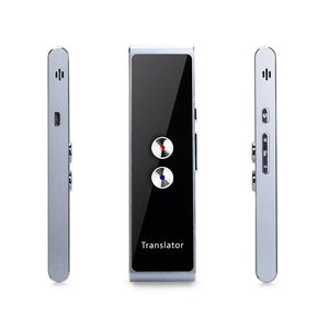 Planet Gates black Wireless Voice Translate 40 Languages Multi Smart Instant Translated 2 Way Real Time Voice Translator for Business Travel Study