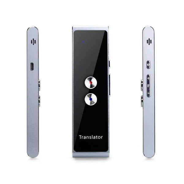 Planet Gates black Wireless Voice Translate 40 Languages Multi Smart Instant Translated 2 Way Real Time Voice Translator for Business Travel Study