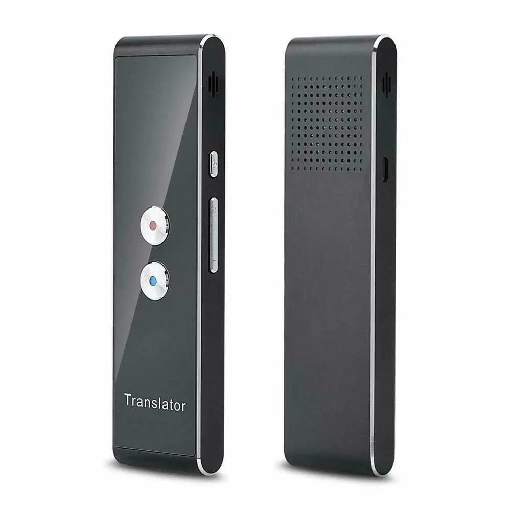 Planet Gates black Wireless Voice Translate 40 Languages Multi Smart Instant Translated 2 Way Real Time Voice Translator for Business Travel Study