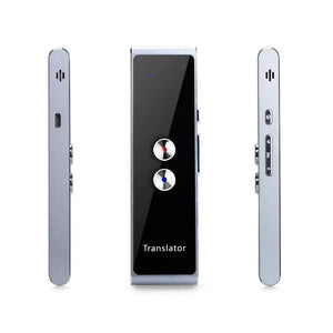 Planet Gates black Wireless Voice Translate 40 Languages Multi Smart Instant Translated 2 Way Real Time Voice Translator for Business Travel Study