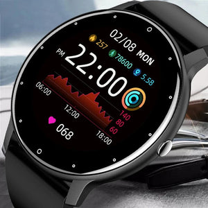 Planet Gates black / with original box Men Smart Watch Full Touch Screen Digital Fitness Tracker IP68 Waterproof Sports Smartwatch for Women Xiaomi Huawei Phones 2023