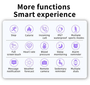 Planet Gates black / with original box Men Smart Watch Full Touch Screen Digital Fitness Tracker IP68 Waterproof Sports Smartwatch for Women Xiaomi Huawei Phones 2023