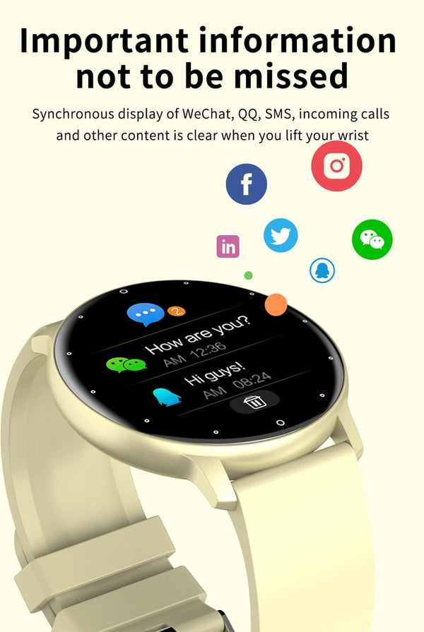 Planet Gates black / with original box Men Smart Watch Full Touch Screen Digital Fitness Tracker IP68 Waterproof Sports Smartwatch for Women Xiaomi Huawei Phones 2023