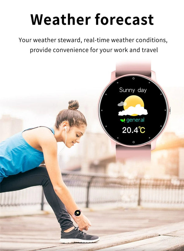 Planet Gates black / with original box Men Smart Watch Full Touch Screen Digital Fitness Tracker IP68 Waterproof Sports Smartwatch for Women Xiaomi Huawei Phones 2023