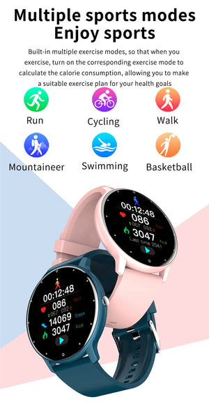 Planet Gates black / with original box Men Smart Watch Full Touch Screen Digital Fitness Tracker IP68 Waterproof Sports Smartwatch for Women Xiaomi Huawei Phones 2023