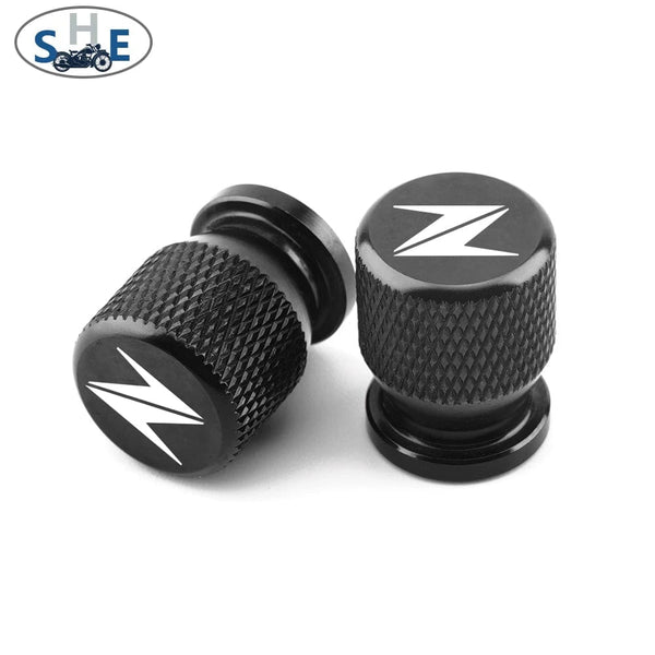 Planet Gates Black With "Z" For KAWASAKI Z400 Z900 Z800 Z750 Z1000 Z650 Z300 Z1000SX ZX10R ZX6R Motorcycle Wheel Tire Parts Valve Stem Caps Cover