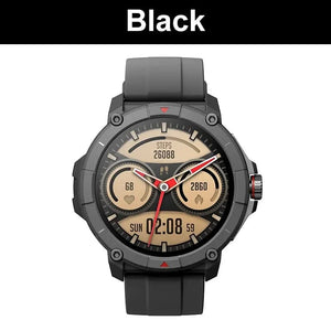 Planet Gates Black [World Premiere]MASX Oasis X Premium GPS Smart Watch Alexa Built-in GPS Hi-Fi Bluetooth Phone Calls Military Grade Sports Watch