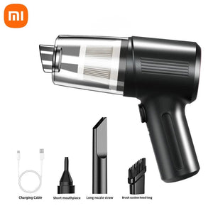 Planet Gates Black Xiaomi Cordless Car Vacuum Cleaner Multifunctional Portable 98000000 High-Power Suction And Blowing Dual-Use For Dry And Wet