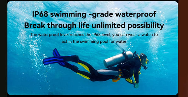 Planet Gates black Xiaomi Rugged Military Smart Watch Men For Android IOS Ftiness Watches Ip68 Waterproof 1.85'' AI Voice Bluetooth Call Smartwatch