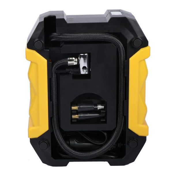 Planet Gates Black + Yellow Carsun Air Compressor For Car Auto Pump Portable Tire Inflator
