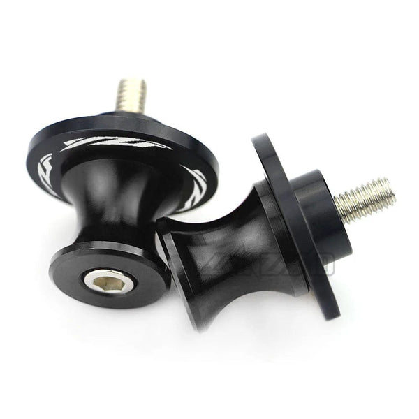 Planet Gates Black YZF Motorcycle Swingarm Spools M6 Stand Screws CNC Aluminum Motorcycle Accessories for Yamaha YZF R3 R25 R6 R1 2013-2019