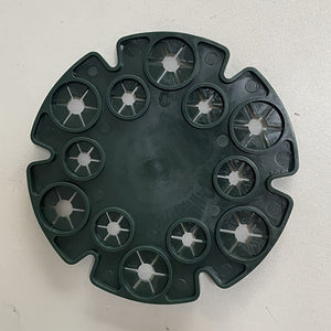 Planet Gates Blackish Green 1 Set, Fixed Frame Plant Retainer Bamboo Disc Flower Pillar Climbing Frame Fruit Support Plant Flower Climbing Vine Pillar Gardening