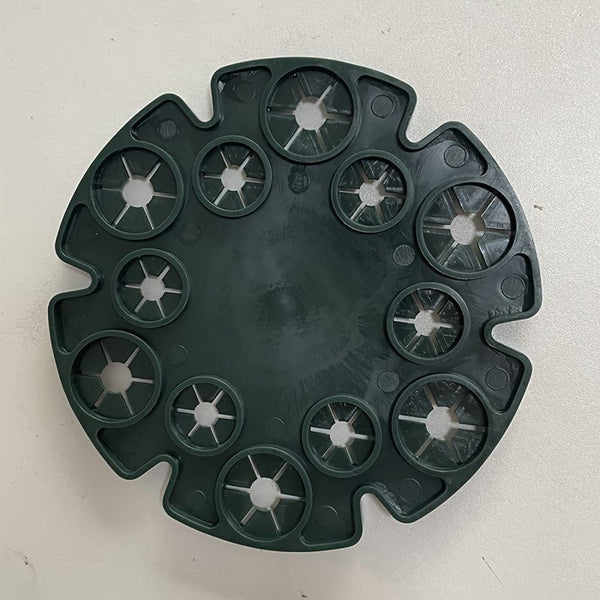 Planet Gates Blackish Green 1 Set, Fixed Frame Plant Retainer Bamboo Disc Flower Pillar Climbing Frame Fruit Support Plant Flower Climbing Vine Pillar Gardening