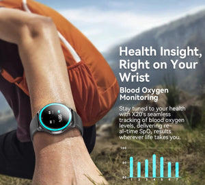 Planet Gates Blackview 2024 New Smartwatch X20 Watch AMOLED Display Hi-Fi Bluetooth Phone Calls Health and Fitness Tracking