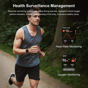 Planet Gates Blackview W60 2024 New Smartwatch 2.01'' HD Display TFT Rugged Smart Watch for Outdoor With Emergency Lighting Bluetooth Calling