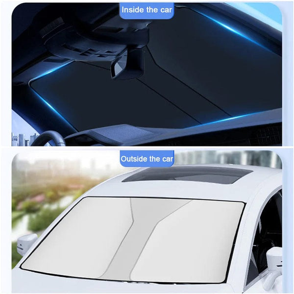 Planet Gates BLALION Car Windshield Sun Shade Blocks UV Ray Reflector Auto Window Sun Shade Visor Shield Cover Protector Foldable Parasol