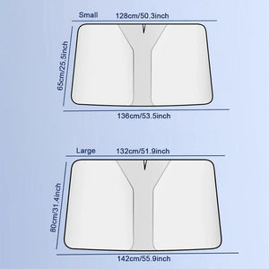 Planet Gates BLALION Car Windshield Sun Shade Blocks UV Ray Reflector Auto Window Sun Shade Visor Shield Cover Protector Foldable Parasol