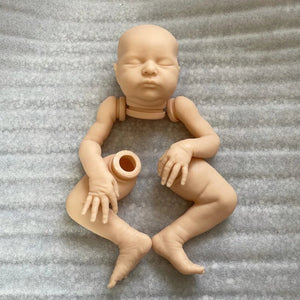 Planet Gates Blank Kit / With Cloth Body New 20.5 Inches Unpainted Reborn Doll Kit Laura With Cloth Body Unfinished Vinyl Blank Reborn Baby Kits Parts