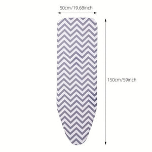 Planet Gates Blend Heat Resistant Ironing Board Cover with Extra Thick Felt Pad - Protect Clothes and Board from Dust - Household Essential