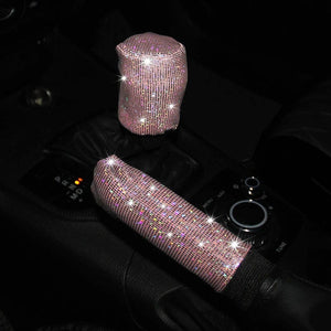 Planet Gates Bling Bling Diamond Rhinestones Car Steering Wheel Cover 37/38cm Auto Interior Accessories Women Case Car Styling Four Seasons