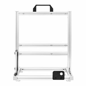 Planet Gates BlockCase Silver METALFISH BlockCase Aluminum Open Frame Case Support ATX/M-ATX Mainboard GPU Mount Horizontally 240 Liquid Cooler Gaming Cabinet