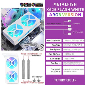 Planet Gates BlockCase Silver METALFISH BlockCase Aluminum Open Frame Case Support ATX/M-ATX Mainboard GPU Mount Horizontally 240 Liquid Cooler Gaming Cabinet