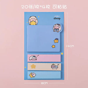 Planet Gates BLT Kawaii Ins Girly Animals Index Memo Pad N Times Sticky Notes To Do List Planner Sticker Cute Stationery