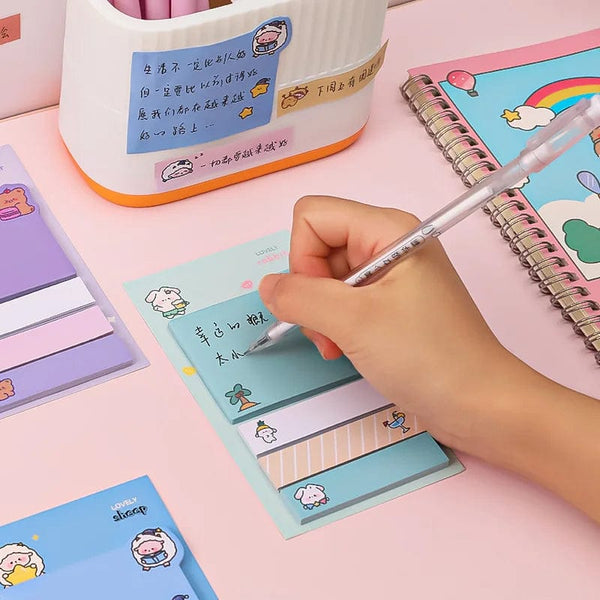 Planet Gates BLT Kawaii Ins Girly Animals Index Memo Pad N Times Sticky Notes To Do List Planner Sticker Cute Stationery