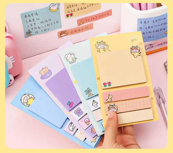 Planet Gates BLT Kawaii Ins Girly Animals Index Memo Pad N Times Sticky Notes To Do List Planner Sticker Cute Stationery