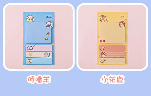 Planet Gates BLT Kawaii Ins Girly Animals Index Memo Pad N Times Sticky Notes To Do List Planner Sticker Cute Stationery