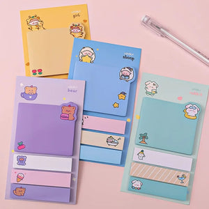 Planet Gates BLT Kawaii Ins Girly Animals Index Memo Pad N Times Sticky Notes To Do List Planner Sticker Cute Stationery