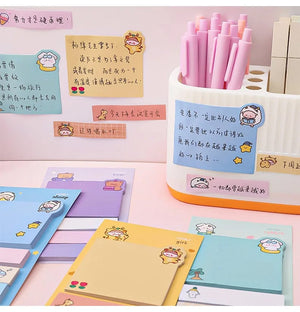 Planet Gates BLT Kawaii Ins Girly Animals Index Memo Pad N Times Sticky Notes To Do List Planner Sticker Cute Stationery