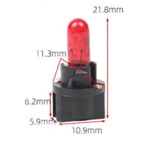 Planet Gates Blue 1/5/10Pcs T5 LED Car Light Automobiles Light-emitting Diode Instrument Gauge Dashboard Light Bulbs12v/24v Auto Interior Lamp