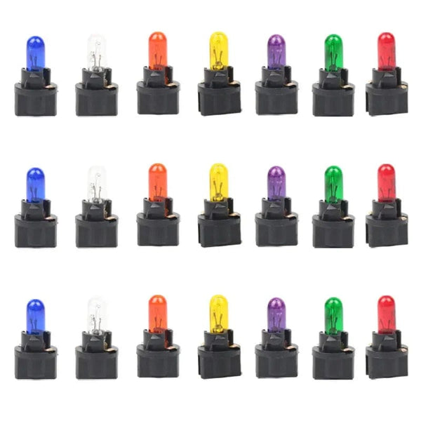 Planet Gates Blue 1/5/10Pcs T5 LED Car Light Automobiles Light-emitting Diode Instrument Gauge Dashboard Light Bulbs12v/24v Auto Interior Lamp