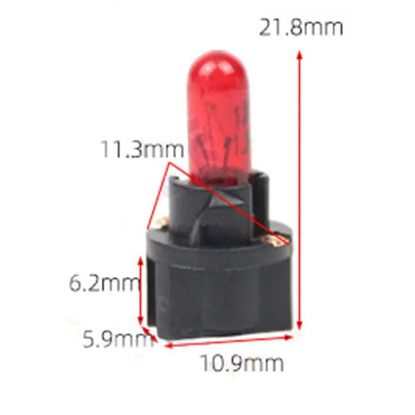 Planet Gates Blue 1/5/10Pcs T5 LED Car Light Automobiles Light-emitting Diode Instrument Gauge Dashboard Light Bulbs12v/24v Auto Interior Lamp