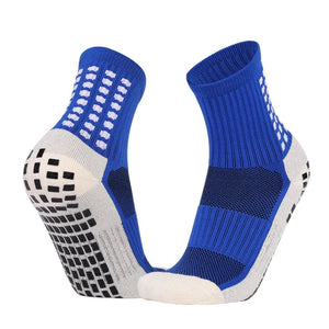 Planet Gates Blue 1 Pairs Football Socks Men Women Sports Socks Non-slip Silicone Bottom Soccer Socks Rugby Tennis Volleyball Badminton Socks Outd