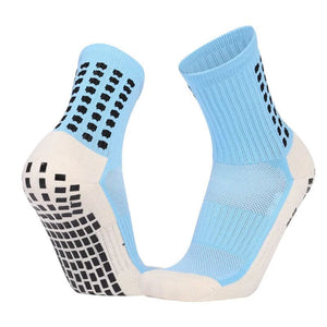 Planet Gates Blue 1 Pairs Football Socks Men Women Sports Socks Non-slip Silicone Bottom Soccer Socks Rugby Tennis Volleyball Badminton Socks Outd