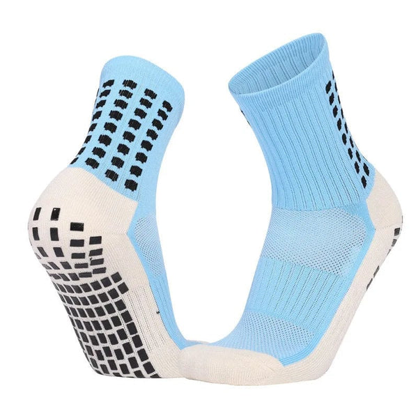 Planet Gates Blue 1 Pairs Football Socks Men Women Sports Socks Non-slip Silicone Bottom Soccer Socks Rugby Tennis Volleyball Badminton Socks Outd