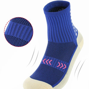 Planet Gates Blue 1 Pairs Football Socks Men Women Sports Socks Non-slip Silicone Bottom Soccer Socks Rugby Tennis Volleyball Badminton Socks Outd