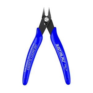 Planet Gates Blue 1 PCS Mini Nose Cutting Plier Electrical Wire Cable Cutter  Metal Side Snips Flush Pliers Convenient Durable Tool