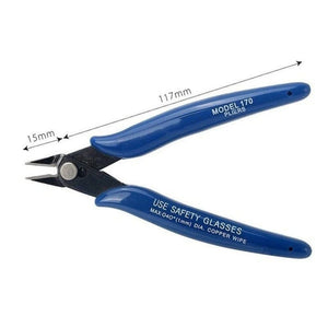 Planet Gates Blue 1 PCS Mini Nose Cutting Plier Electrical Wire Cable Cutter  Metal Side Snips Flush Pliers Convenient Durable Tool