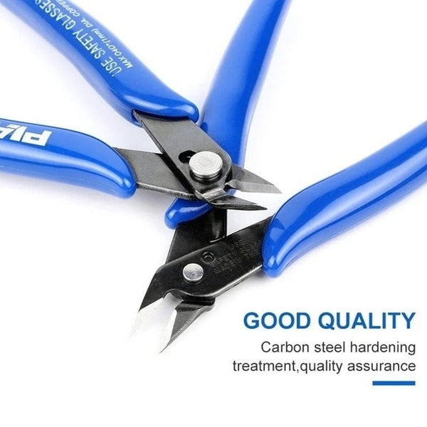 Planet Gates Blue 1 PCS Mini Nose Cutting Plier Electrical Wire Cable Cutter  Metal Side Snips Flush Pliers Convenient Durable Tool