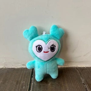Planet Gates blue / 10cm 10cm lovelys twice Plush Korean Super Star Plush Toys Cartoon Animal TWICE Momo Doll Keychain Pendant Keybuckle Children's gifts