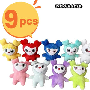 Planet Gates blue / 10cm 10cm lovelys twice Plush Korean Super Star Plush Toys Cartoon Animal TWICE Momo Doll Keychain Pendant Keybuckle Children's gifts