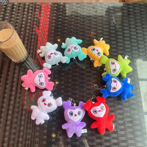Planet Gates blue / 10cm 10cm lovelys twice Plush Korean Super Star Plush Toys Cartoon Animal TWICE Momo Doll Keychain Pendant Keybuckle Children's gifts
